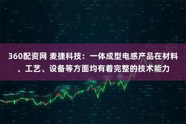 360配资网 麦捷科技：一体成型电感产品在材料、工艺、设备等方面均有着完整的技术能力